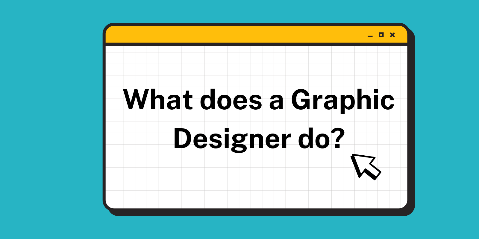 What does an graphic designer do?